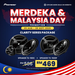 MERDEKA 2025 Clarity Series Package | TS‑160C + TS‑1620F